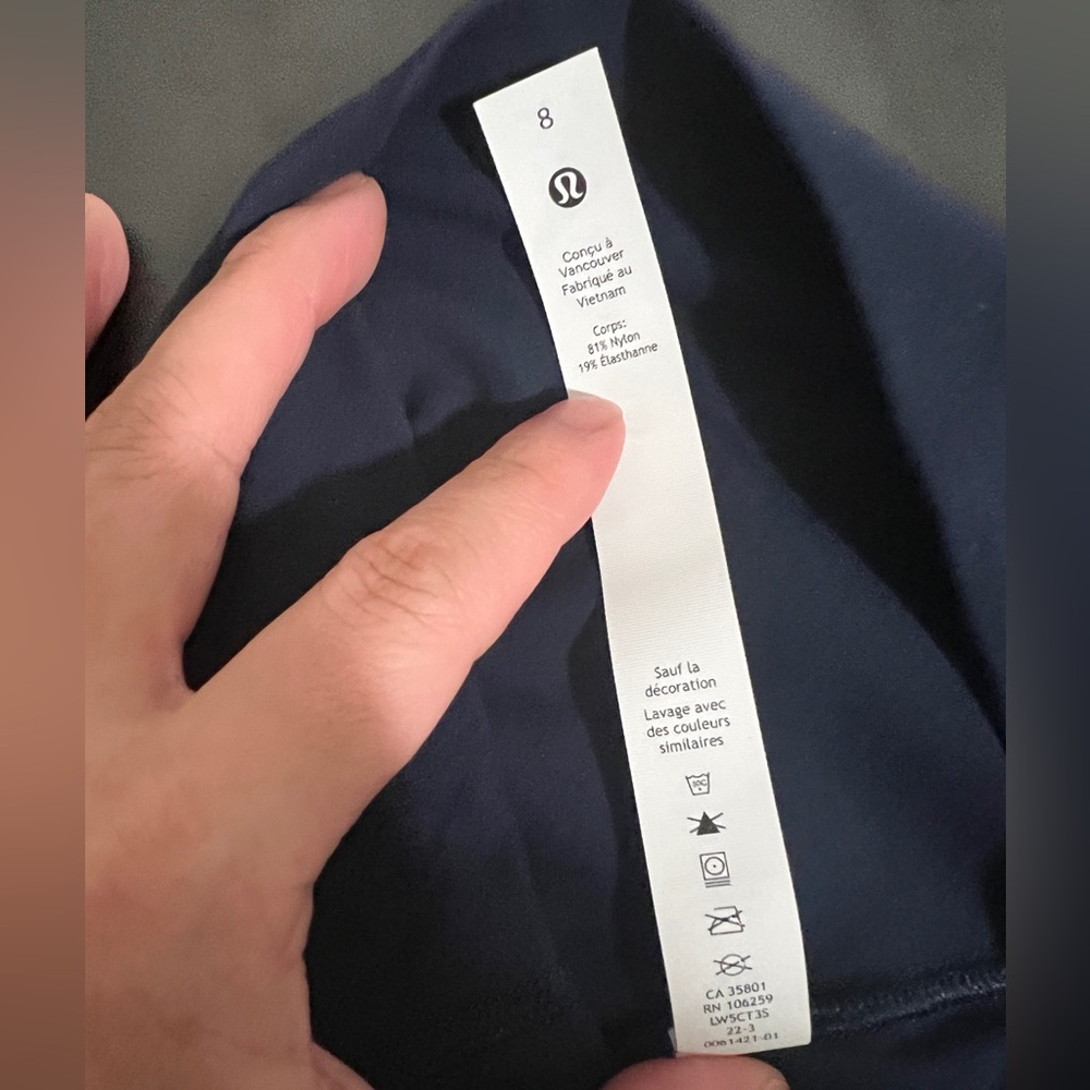 Lululemon Align HR Pant 25" in Navy - Picture 8 of 9